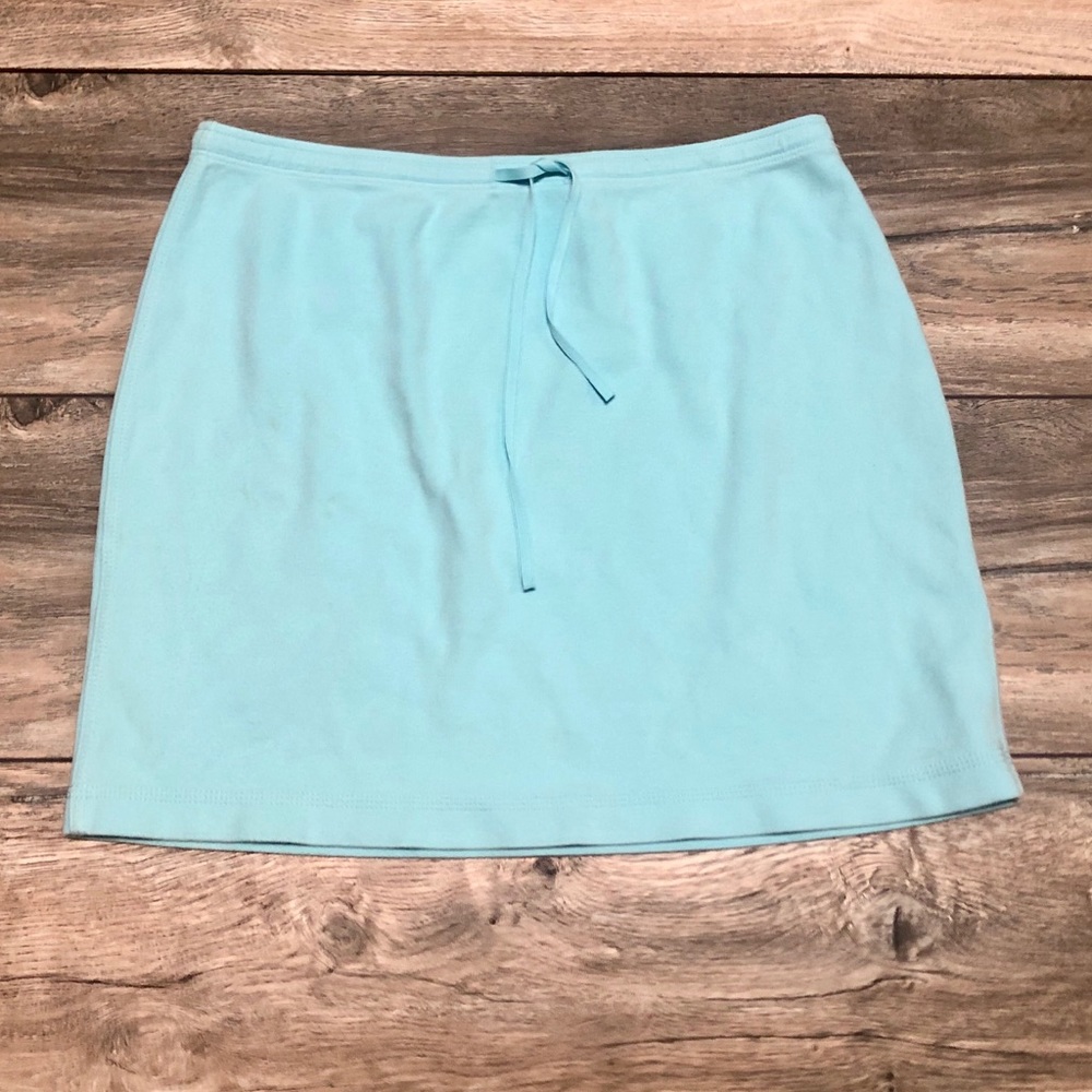 Express teal cotton skirt, size s